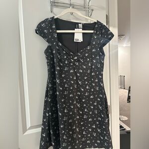 Cap-Sleeved Jersey Dress